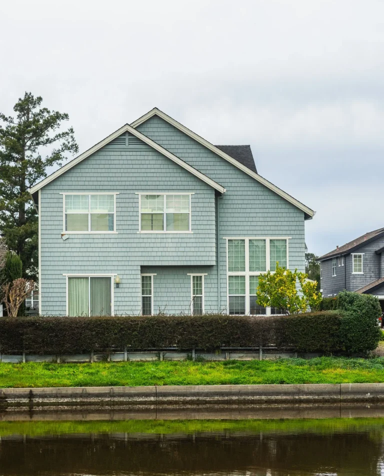 Finished home exterior painting