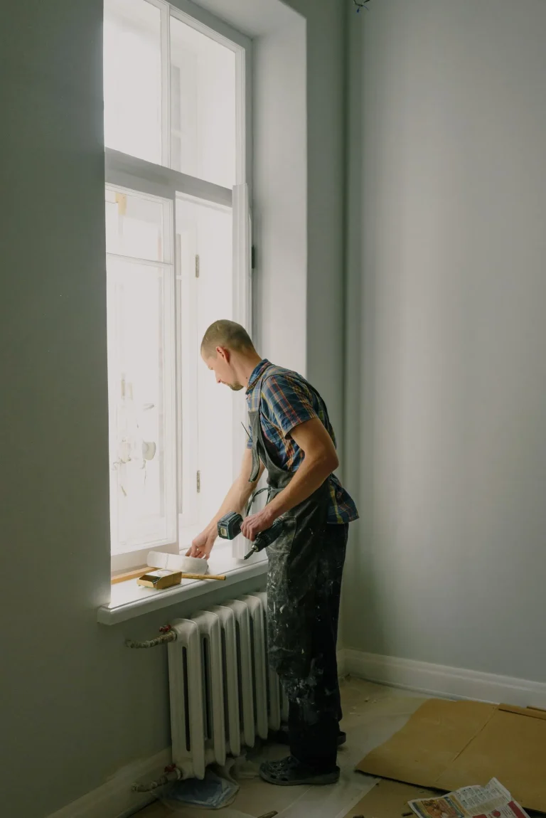 Interior painting prep work