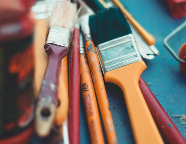 Paint supplies detail